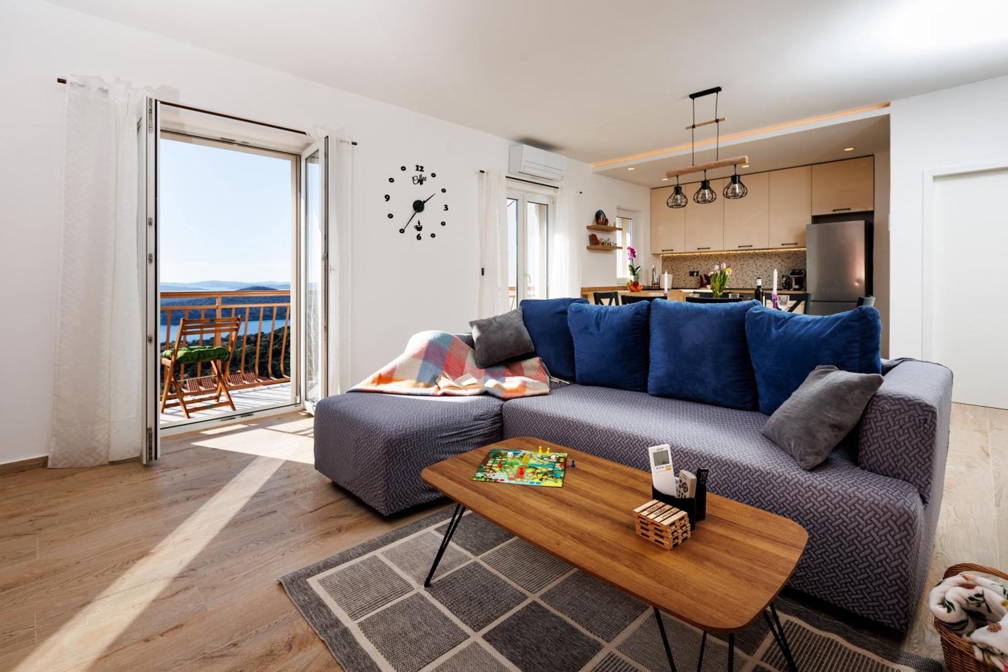 Summer Breeze Apartment - Quiet Place With A Spectacular View And A Garden Šibenik Exterior foto