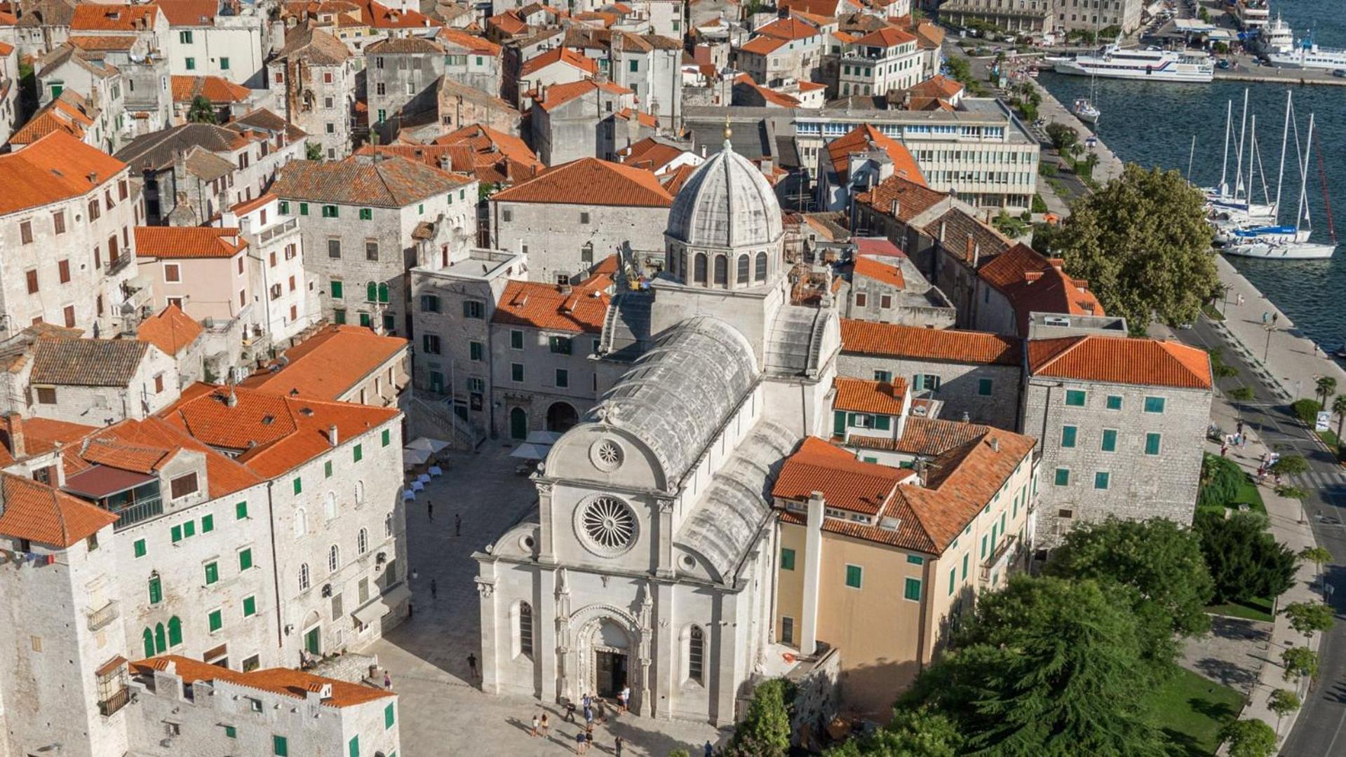 Summer Breeze Apartment - Quiet Place With A Spectacular View And A Garden Šibenik Exterior foto